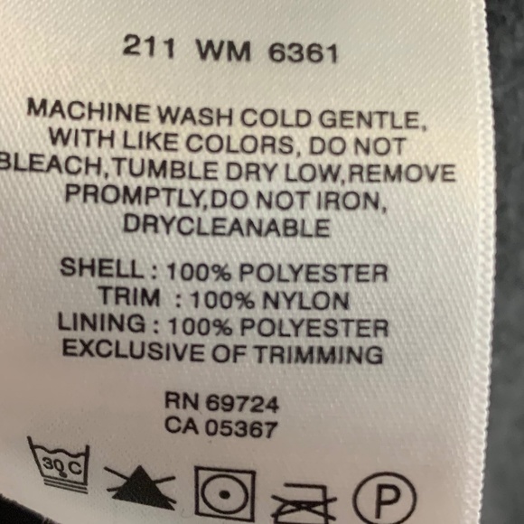 Columbia Gray Fleece Drawstring Zip Up Jacket - Picture 6 of 6